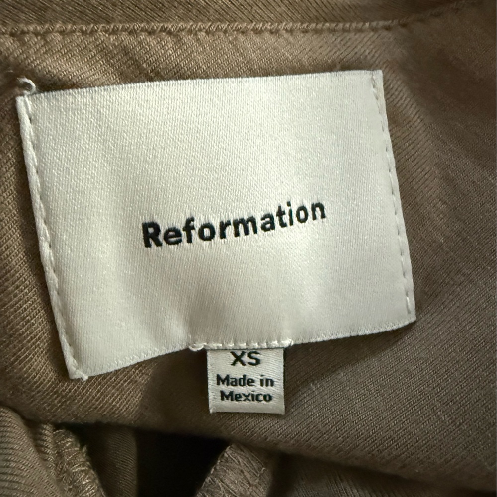 LAST CHANCE Reformation Amelia Knit Top Small Shitake XS SOLD OUT - Picture 4 of 6